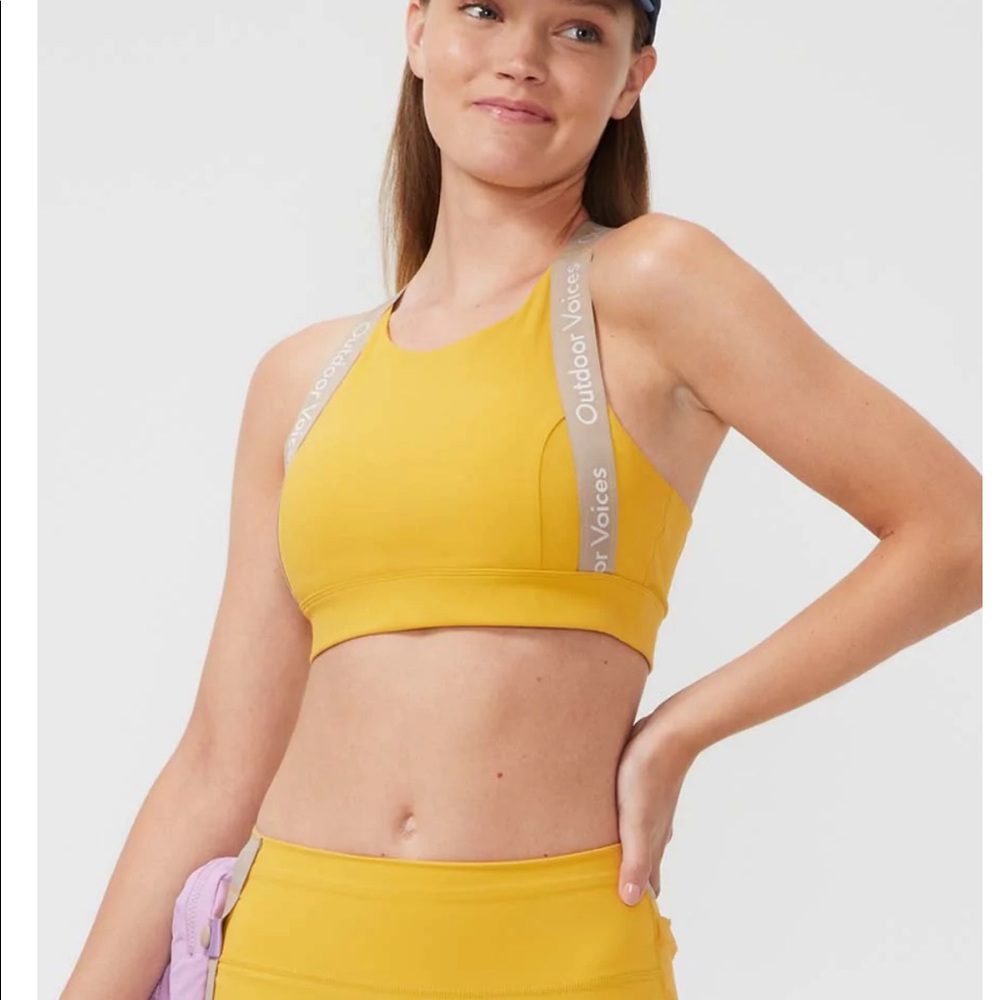 Outdoor Voices Snacks Bra - Cider